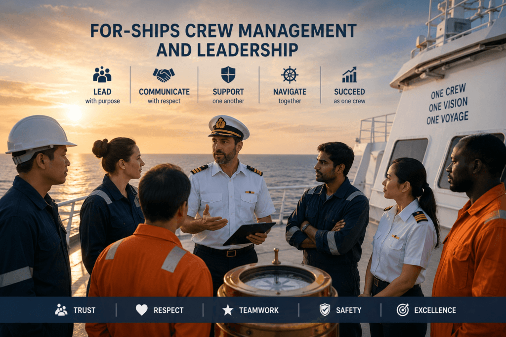 Ships crew management and leadership