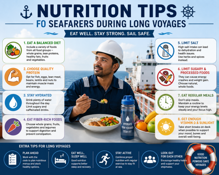 Nutrition tips for seafarers